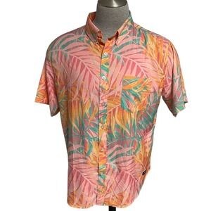 Simply Southern Tropical Print Shirt Men's Large